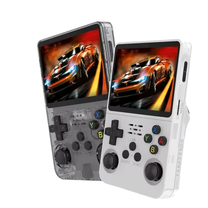 NovaPlay Retro 64GB Transparent Black and 128GB White handheld consoles